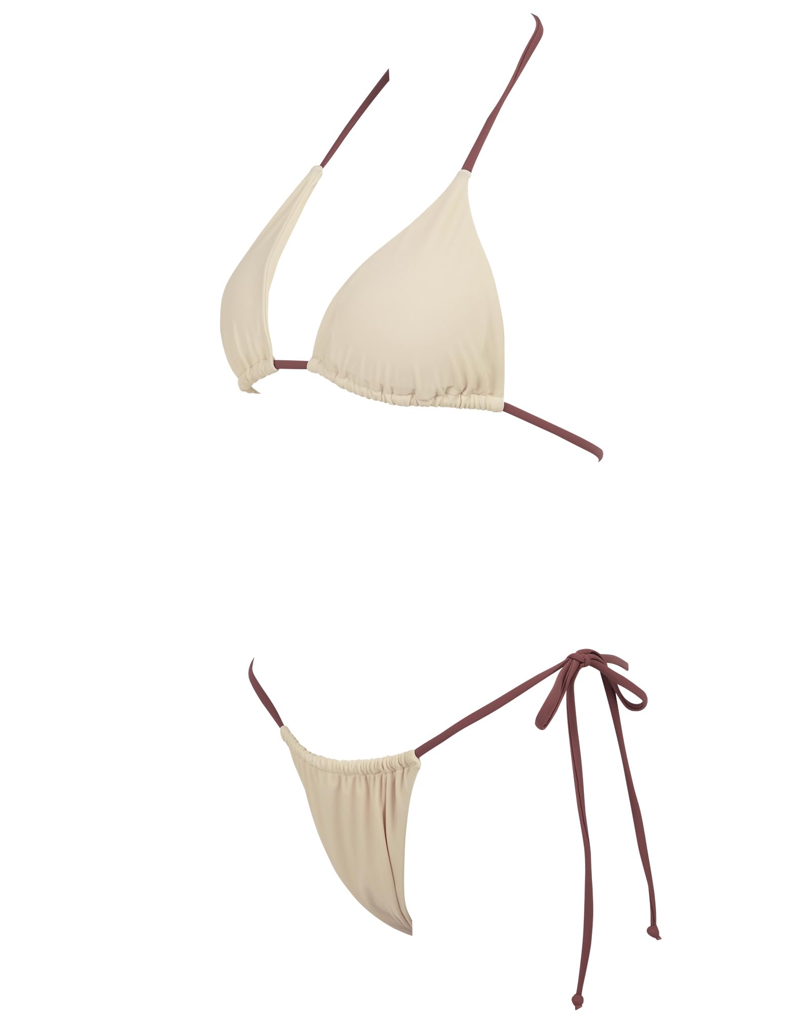 Women String Triangle Bikini Sets