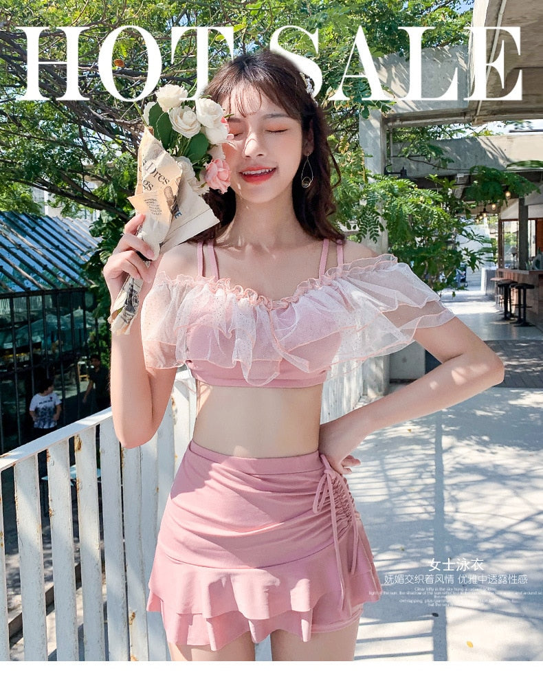 Sweet Suit Slim Fit Backless Women's 2-piece High Waist Bikini