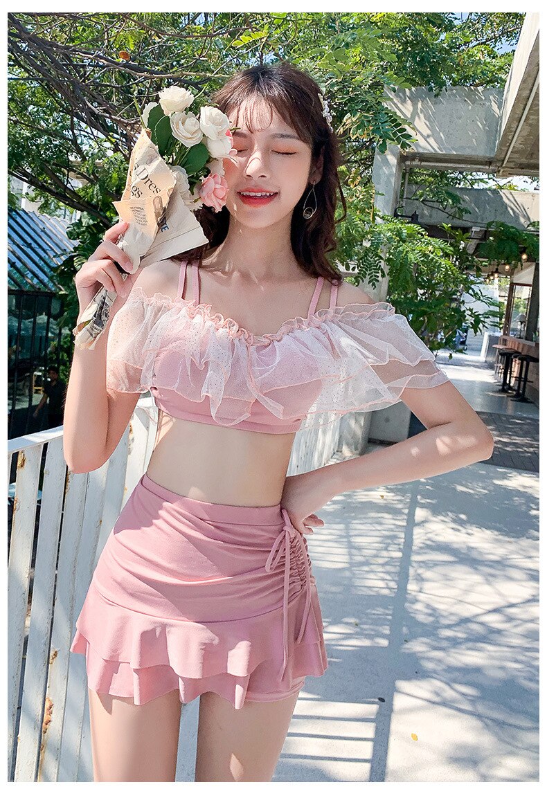 Sweet Suit Slim Fit Backless Women's 2-piece High Waist Bikini