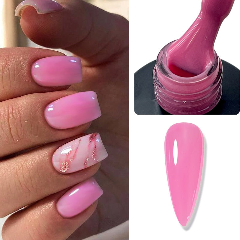 Milky Pink Rubber Base Gel