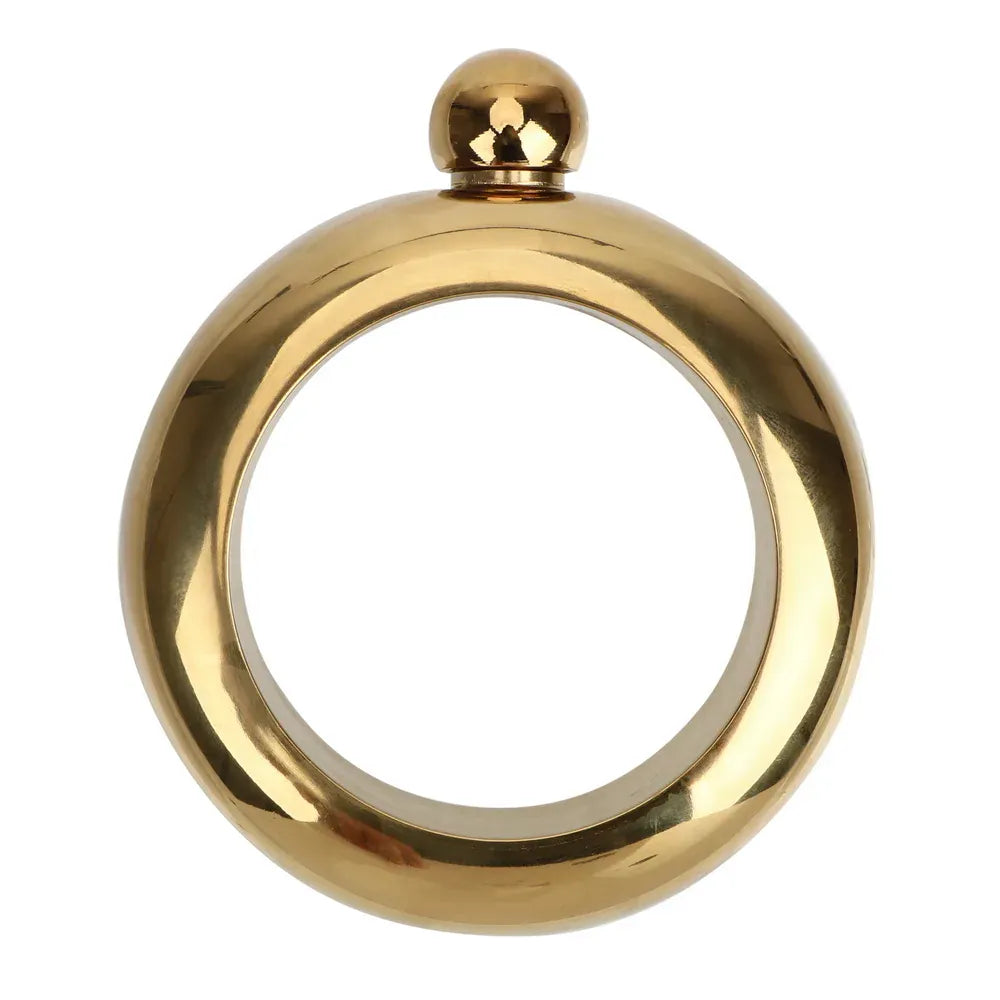 Rachymack Gold Drinkware Flask Bracelet + Rachymack Bracelet Flask