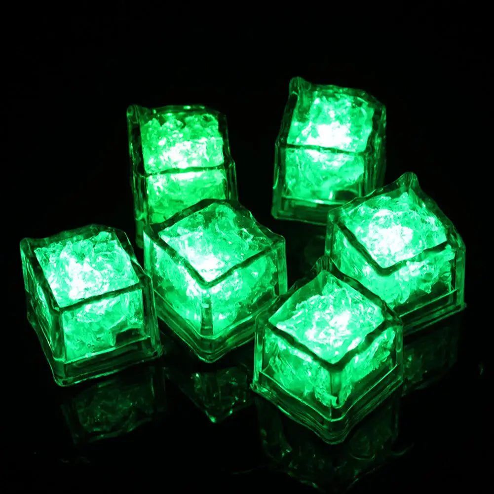 Rachymack Green / 60PCS Waterproof Led Ice Cube Drinking Party Wine Decoration