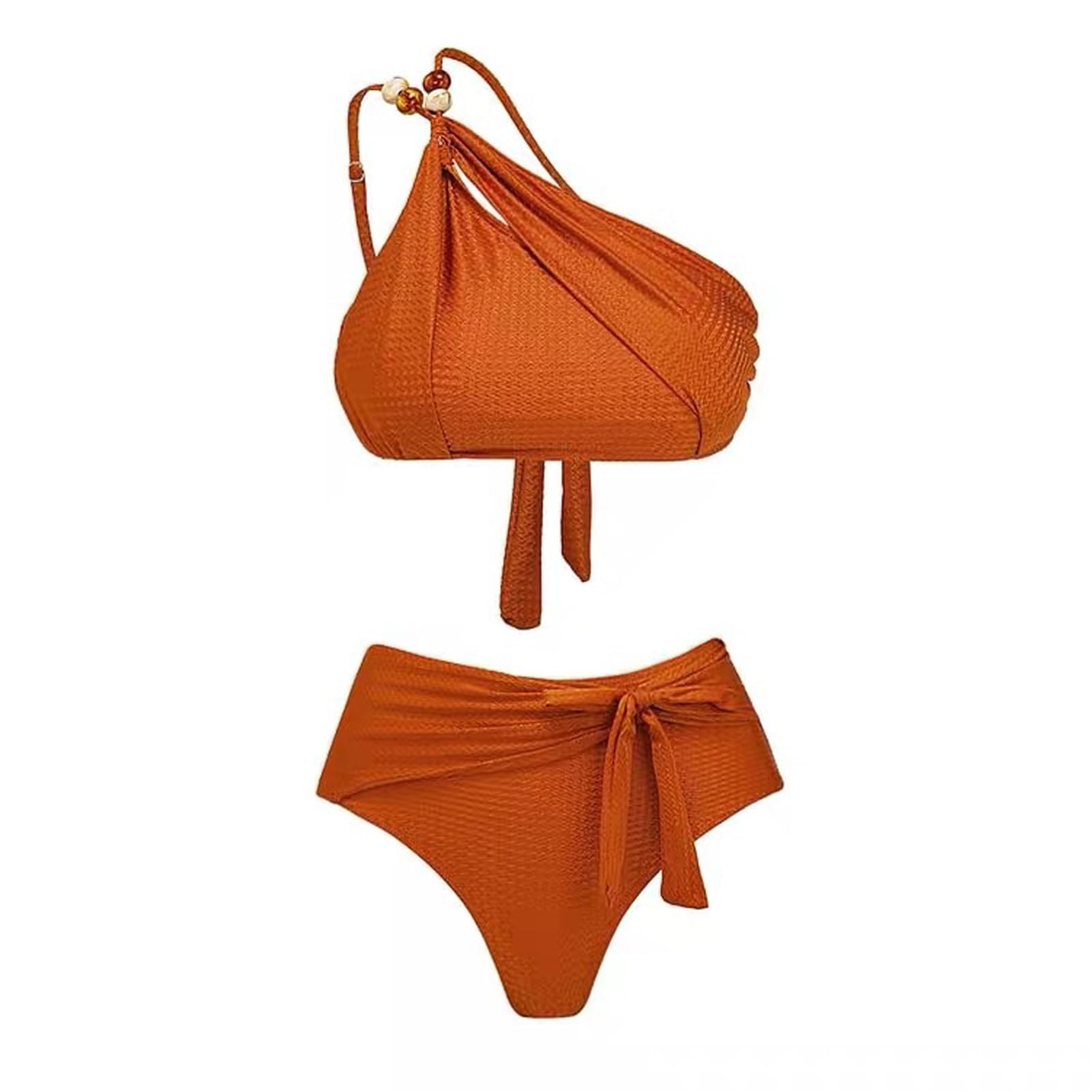 Rachymack Medium / Brown Swimwear Bathing Suit with Cover Up Set
