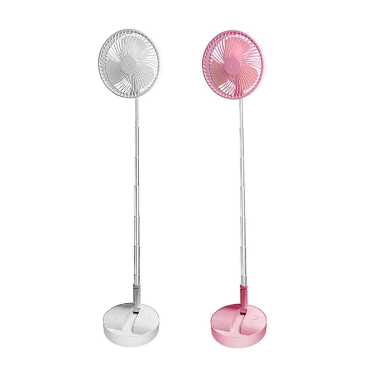 Rachymack Pink Telescopic Folding Floor Fan