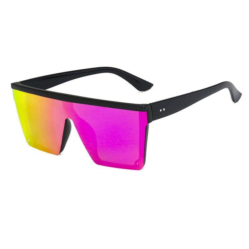 Rachymack Purple Mirror / United States Classic Square Sunglasses