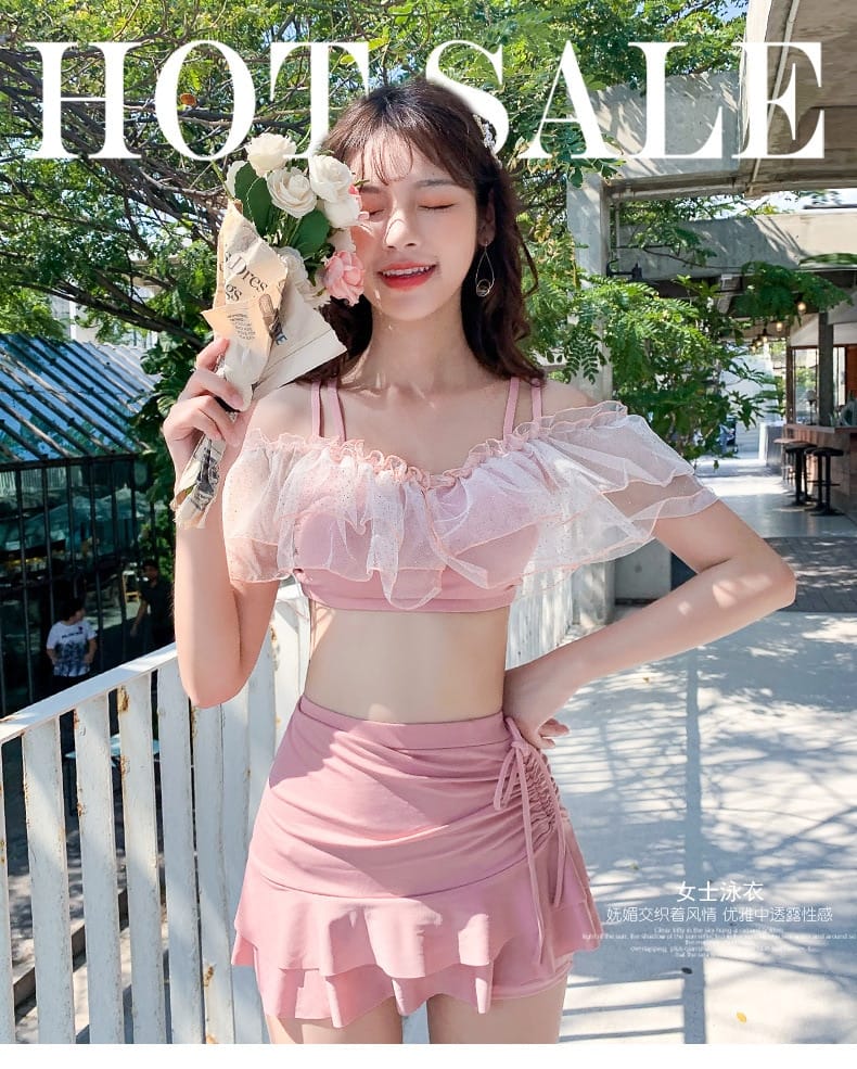 Rachymack Sweet Suit Slim Fit Backless Women's 2-piece High Waist Bikini