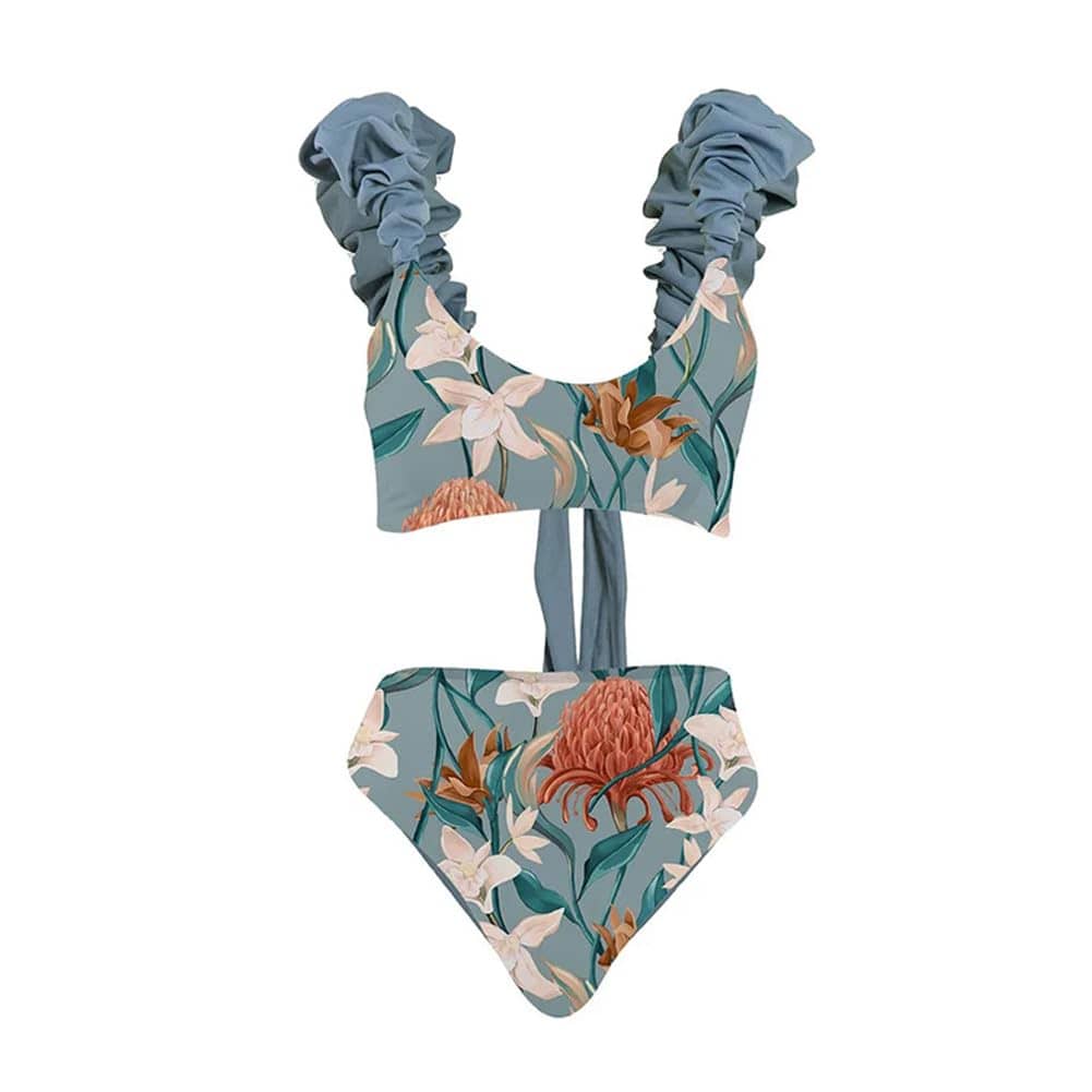 Rachymack Swimwear Bathing Suit with Cover Up Set
