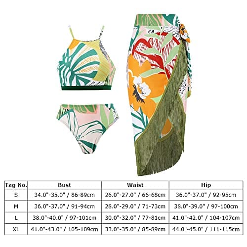 Rachymack Swimwear Bathing Suit with Cover Up Set