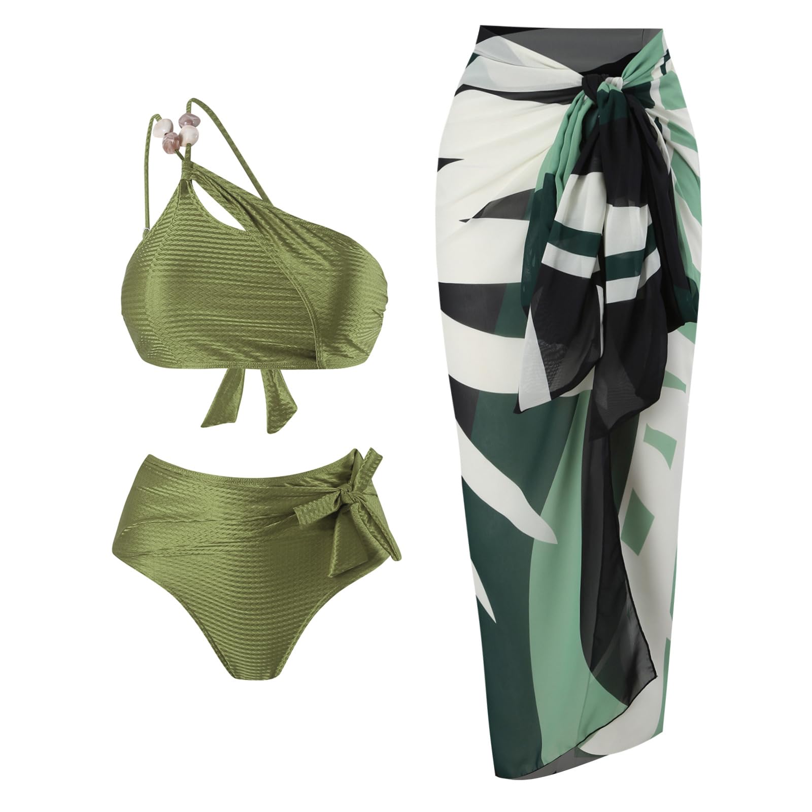 Rachymack Swimwear Bathing Suit with Cover Up Set
