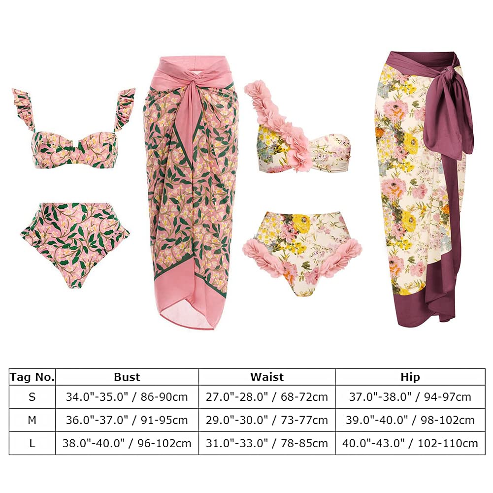 Rachymack Swimwear Bathing Suit with Cover Up Set