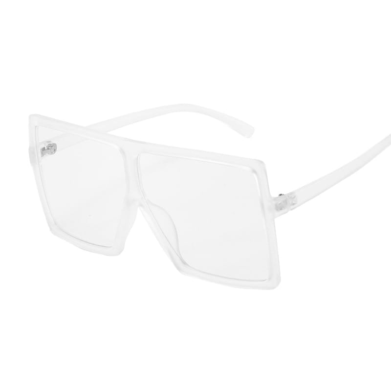Rachymack Transparent Big Frame Sun Glasses Female Vintage Retro Unisex Oculos Feminino
