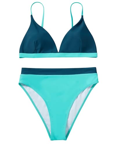 Women High Waisted High Cut Bikini Sets