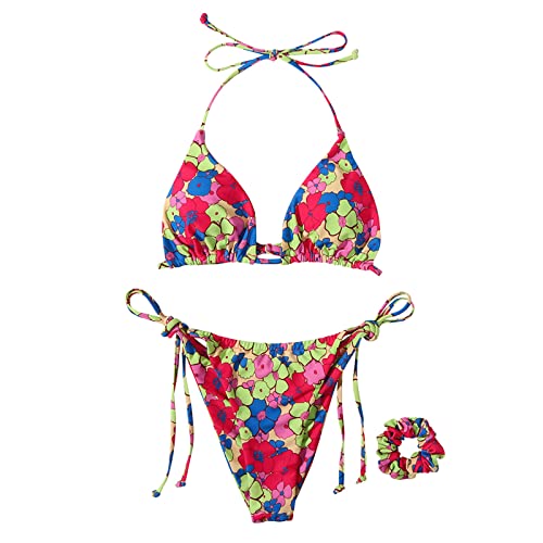 Women String Triangle Bikini Sets