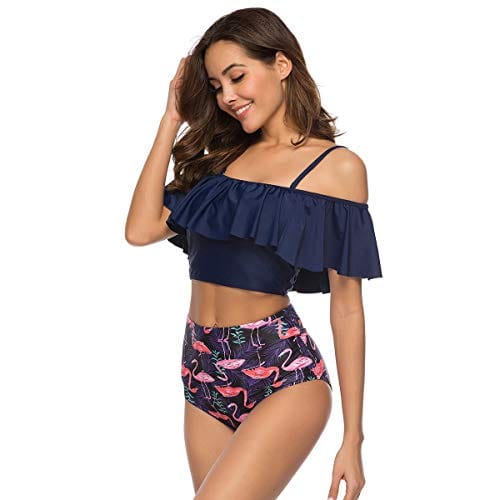Rachymack Sexy Floral Printed Push Up Bikini Set