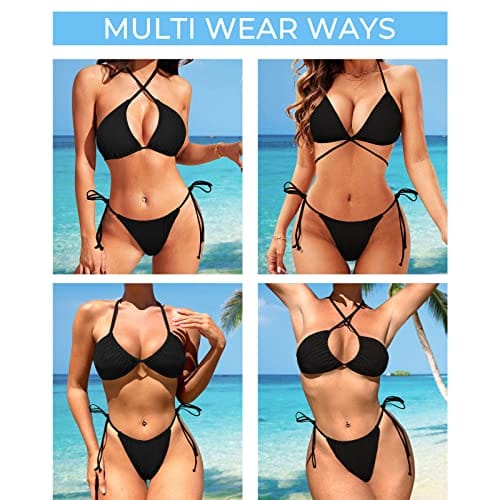 Rachymack Women String Triangle Bikini Sets