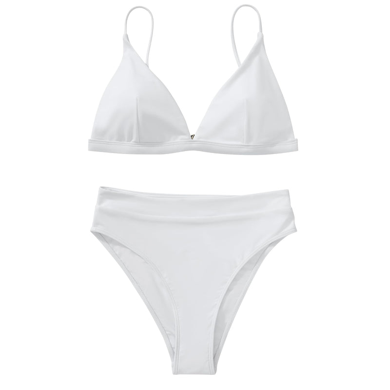 Women High Waisted High Cut Bikini Sets