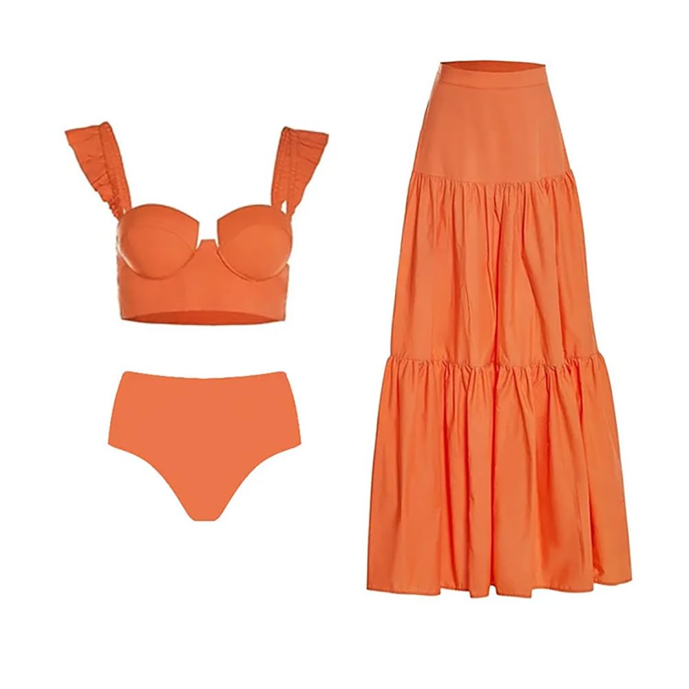 Swimwear Bathing Suit with Cover Up Set