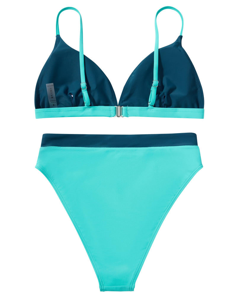 Women High Waisted High Cut Bikini Sets