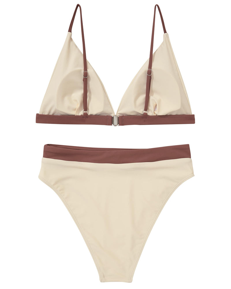 Women High Waisted High Cut Bikini Sets