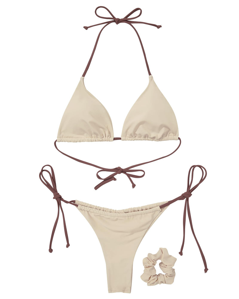 Women String Triangle Bikini Sets