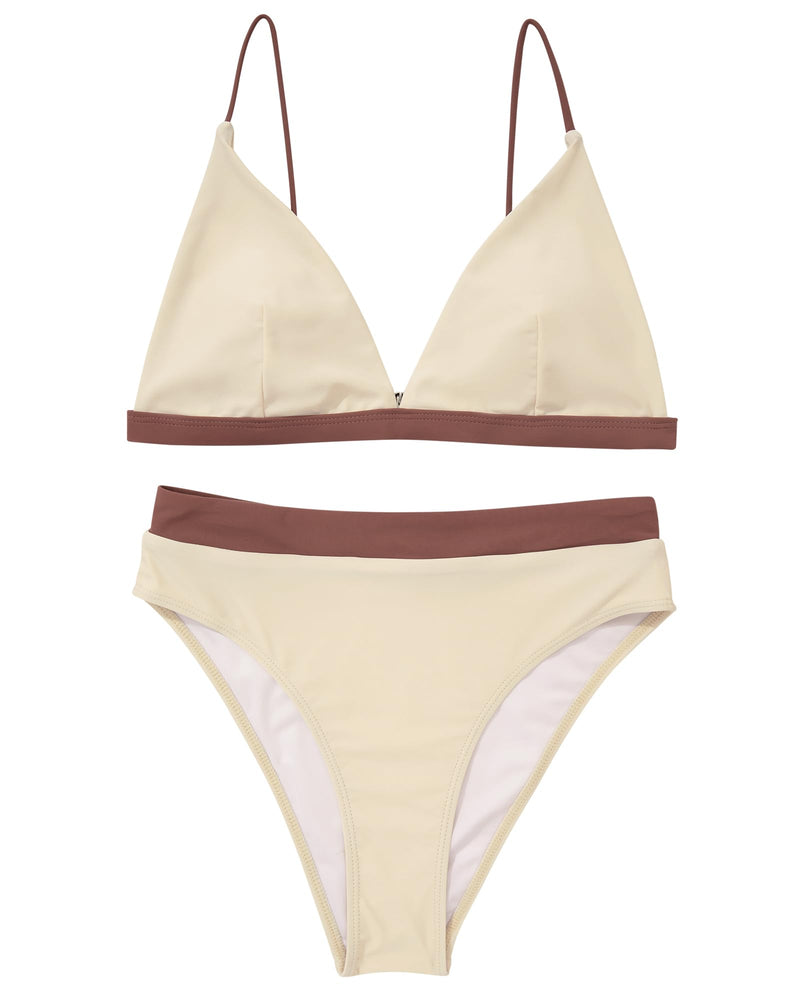 Women High Waisted High Cut Bikini Sets