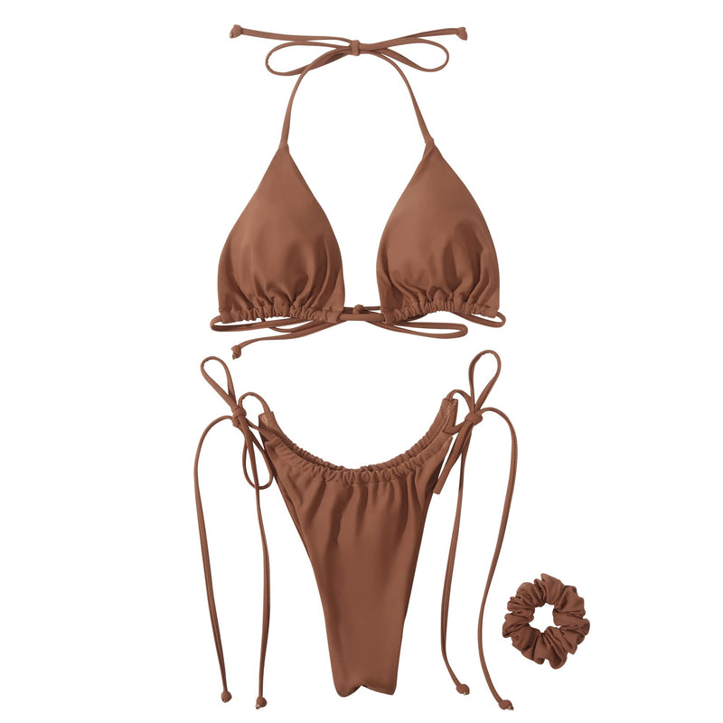 Women String Triangle Bikini Sets