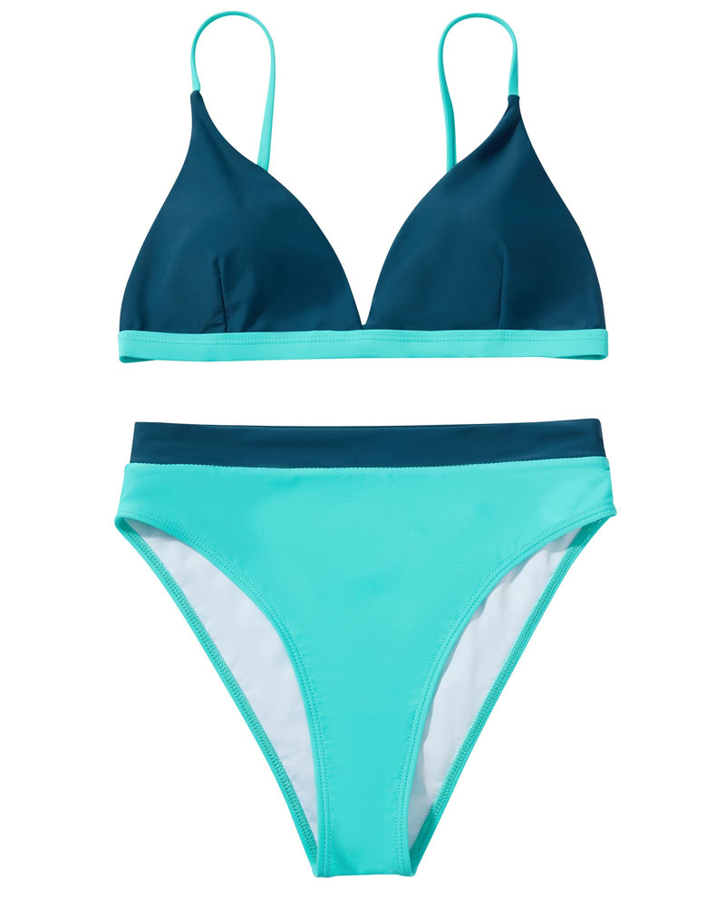 Women High Waisted High Cut Bikini Sets