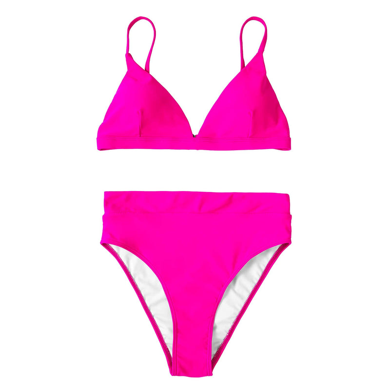 Women High Waisted High Cut Bikini Sets