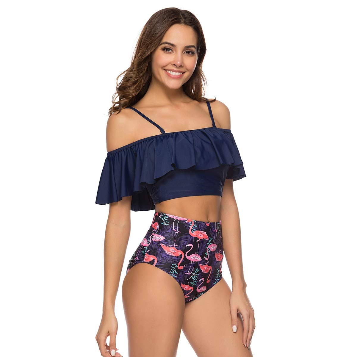 Rachymack Sexy Floral Printed Push Up Bikini Set