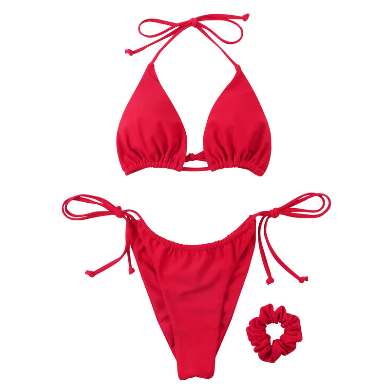 Women String Triangle Bikini Sets