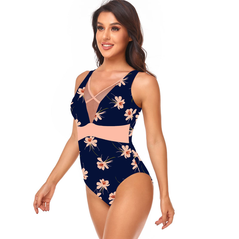 Sexy Floral Printed Push Up Bikini Set