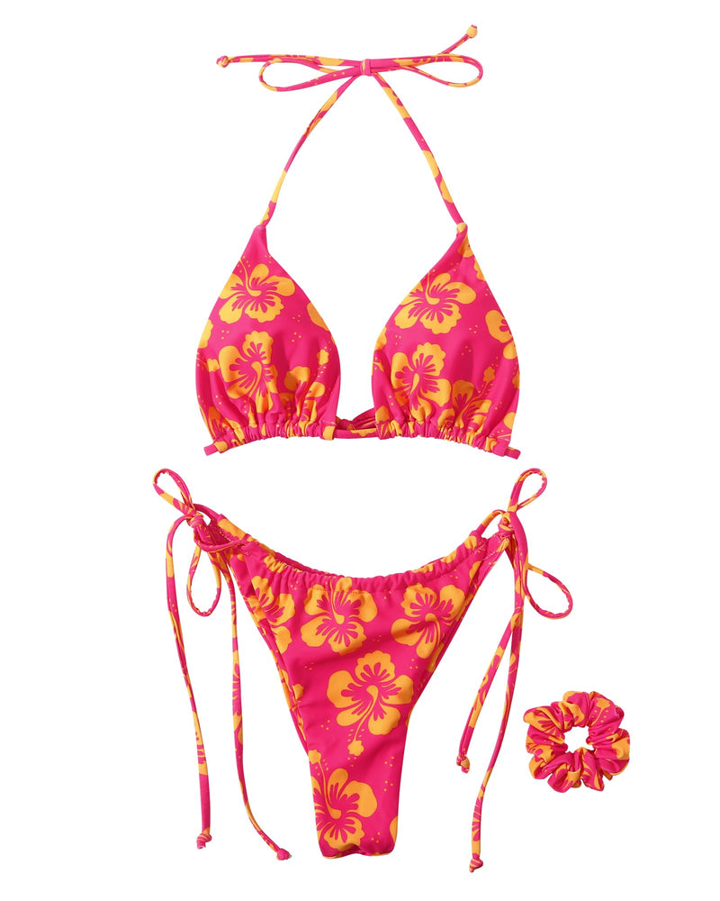 Women String Triangle Bikini Sets