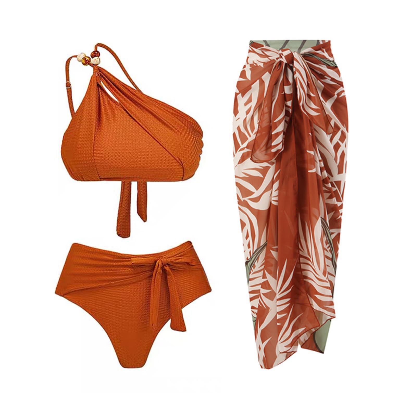 Swimwear Bathing Suit with Cover Up Set