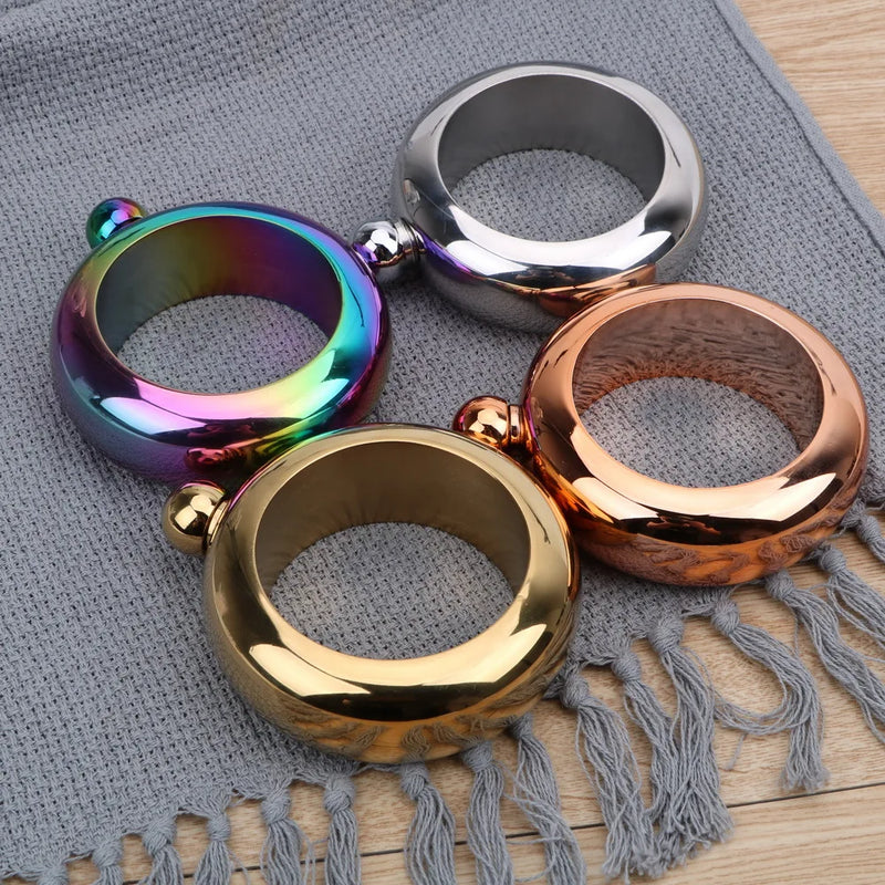 Drinkware Flask Bracelet + Rachymack Bracelet Flask