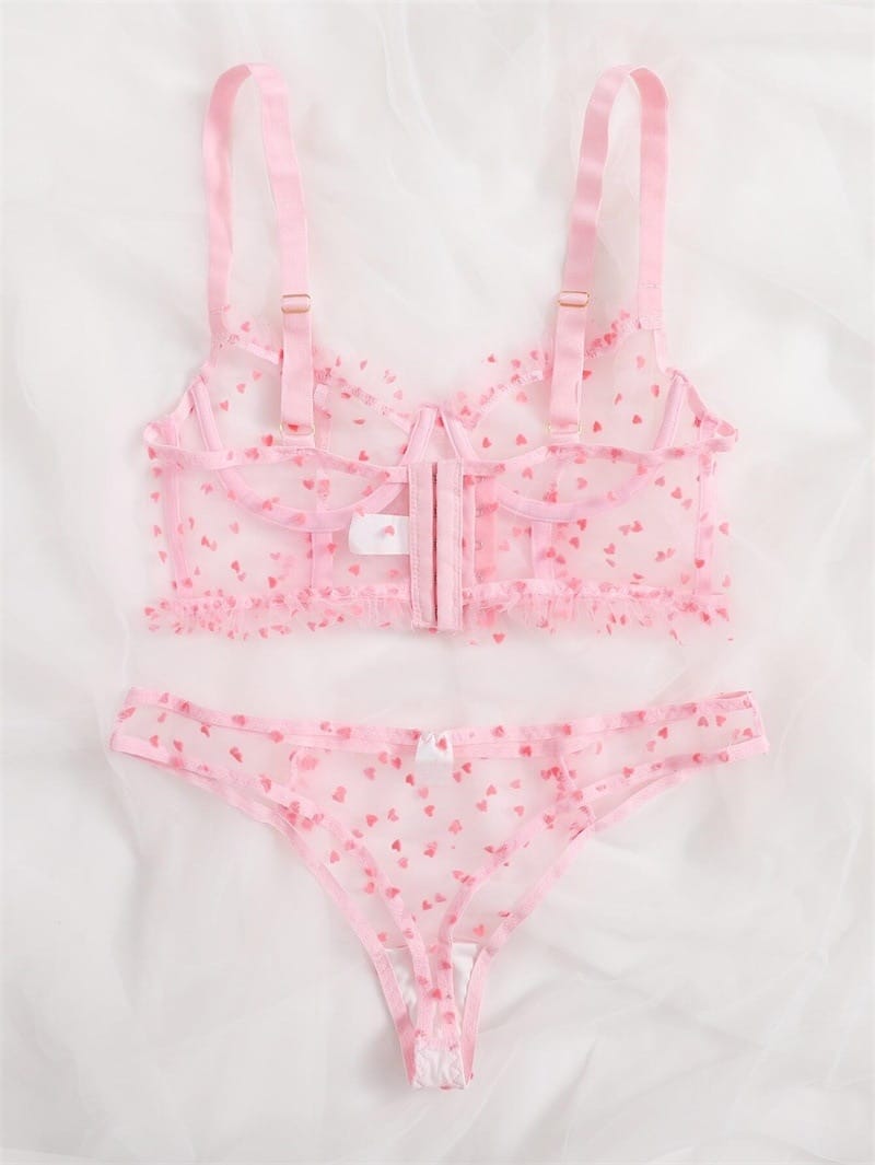 Rachymack Womens Mesh Sheer Sexy Lingerie Sets