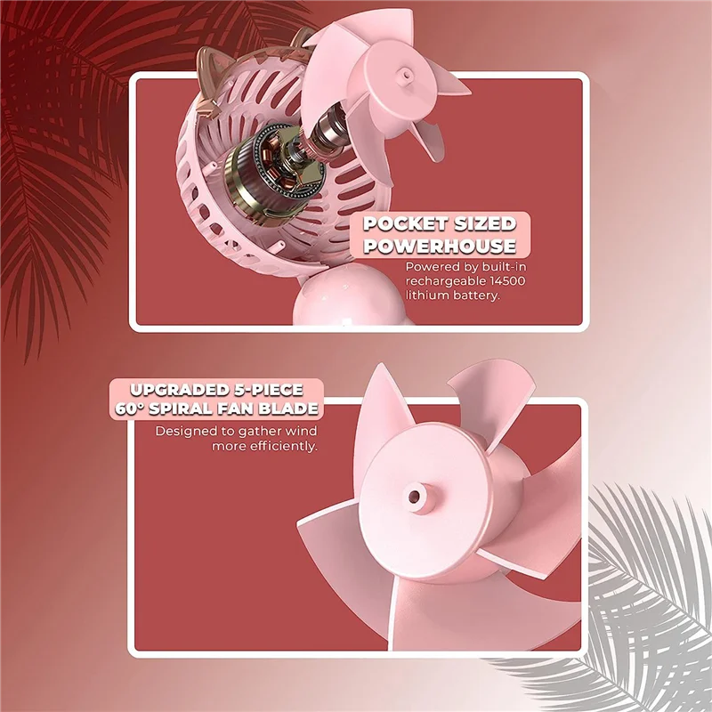 Trending Portable Hand Held Fan with Cat Ears