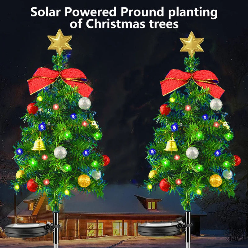 Solar Powered Christmas Tree