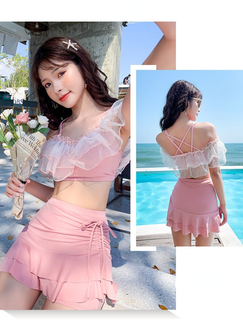 Sweet Suit Slim Fit Backless Women's 2-piece High Waist Bikini