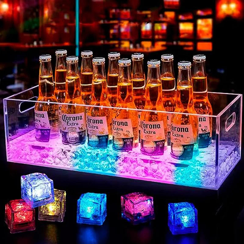 Waterproof Led Ice Cube Drinking Party Wine Decoration