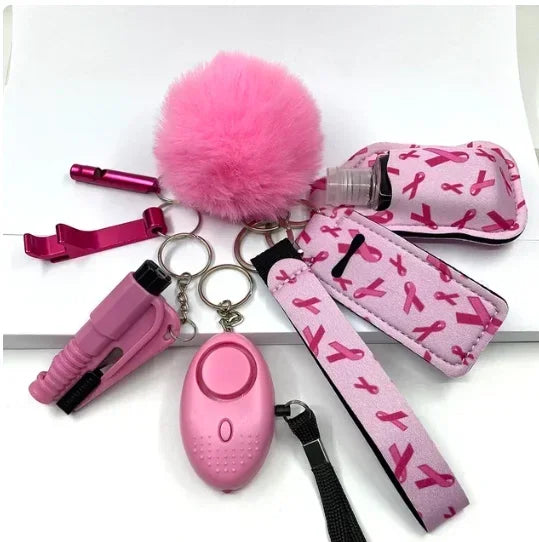 Rachymack 10 Self-Defense Keychain Set for Women