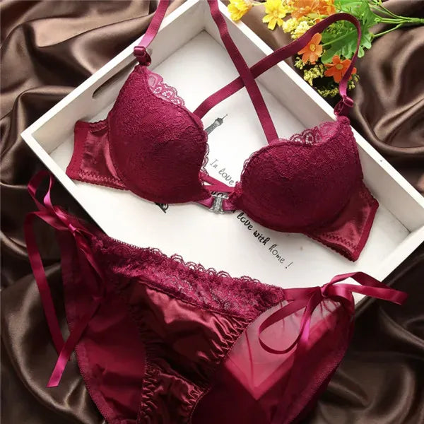 Rachymack 5 / 75B Push-Up Front Buckle Underwear Lingeries