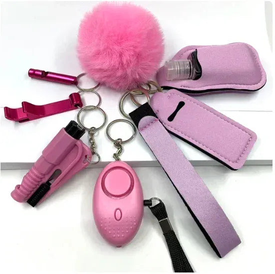 Rachymack 5 Self-Defense Keychain Set for Women