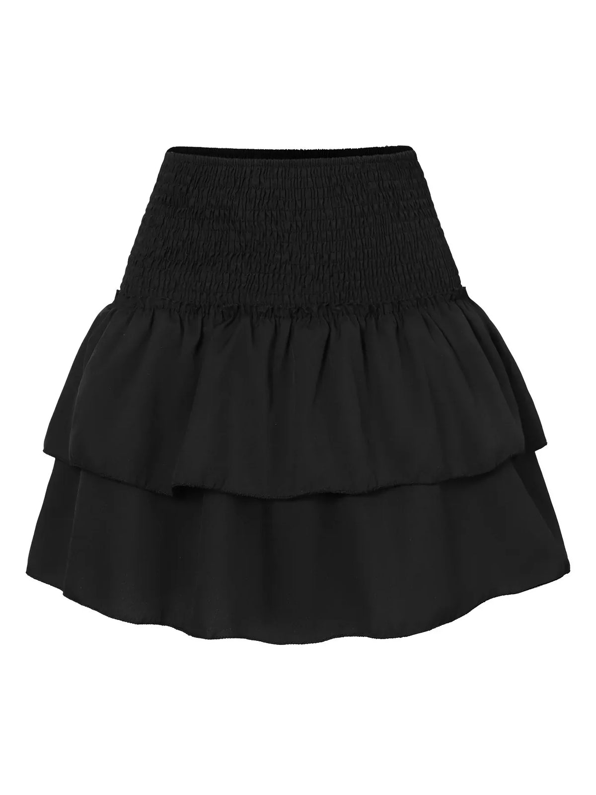 Rachymack Black / XL Printed Fashionable Floral High Waist Short Skirts For Women