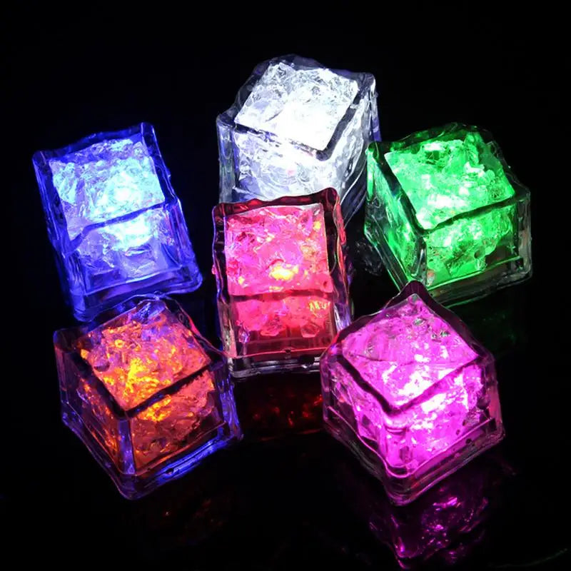 Rachymack colorful fast flash / 36PCS Waterproof Led Ice Cube Drinking Party Wine Decoration