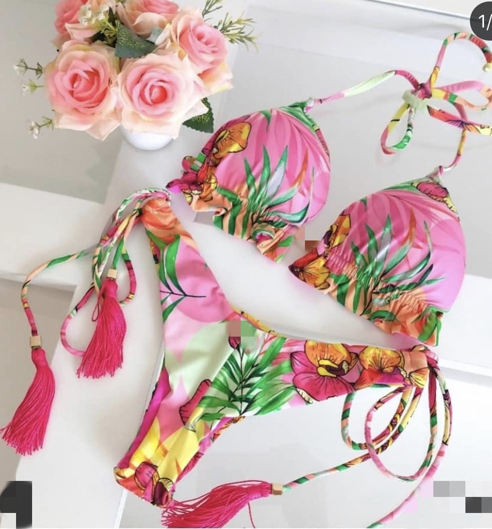 Rachymack Female patterned Sexy Bikinis Set