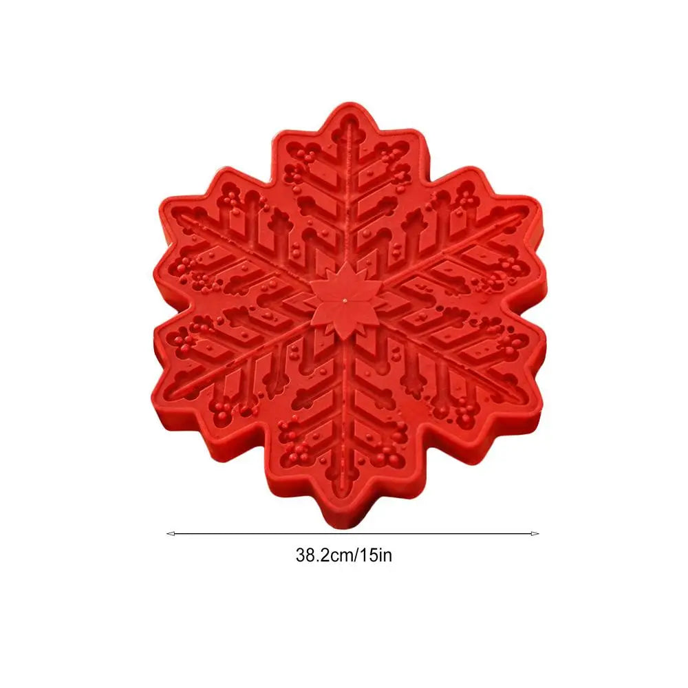 Rachymack Garden Molds snowflake Reusable Stepping Stone Mold