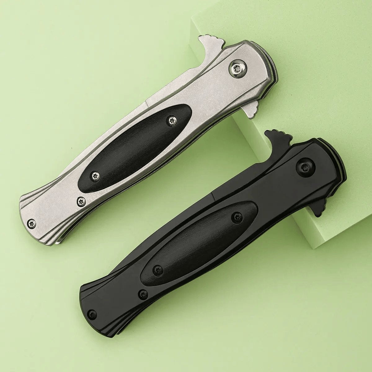 Rachymack High-Quality Stainless Steel Folding Knife: Men’S Tactical EDC Multi-Tool with Quick Open/Close for Outdoor Use—An Ideal Choice for Camping, Hiking, Exploration, DIY Projects, Everyday Use, Fishing, and Hunting.