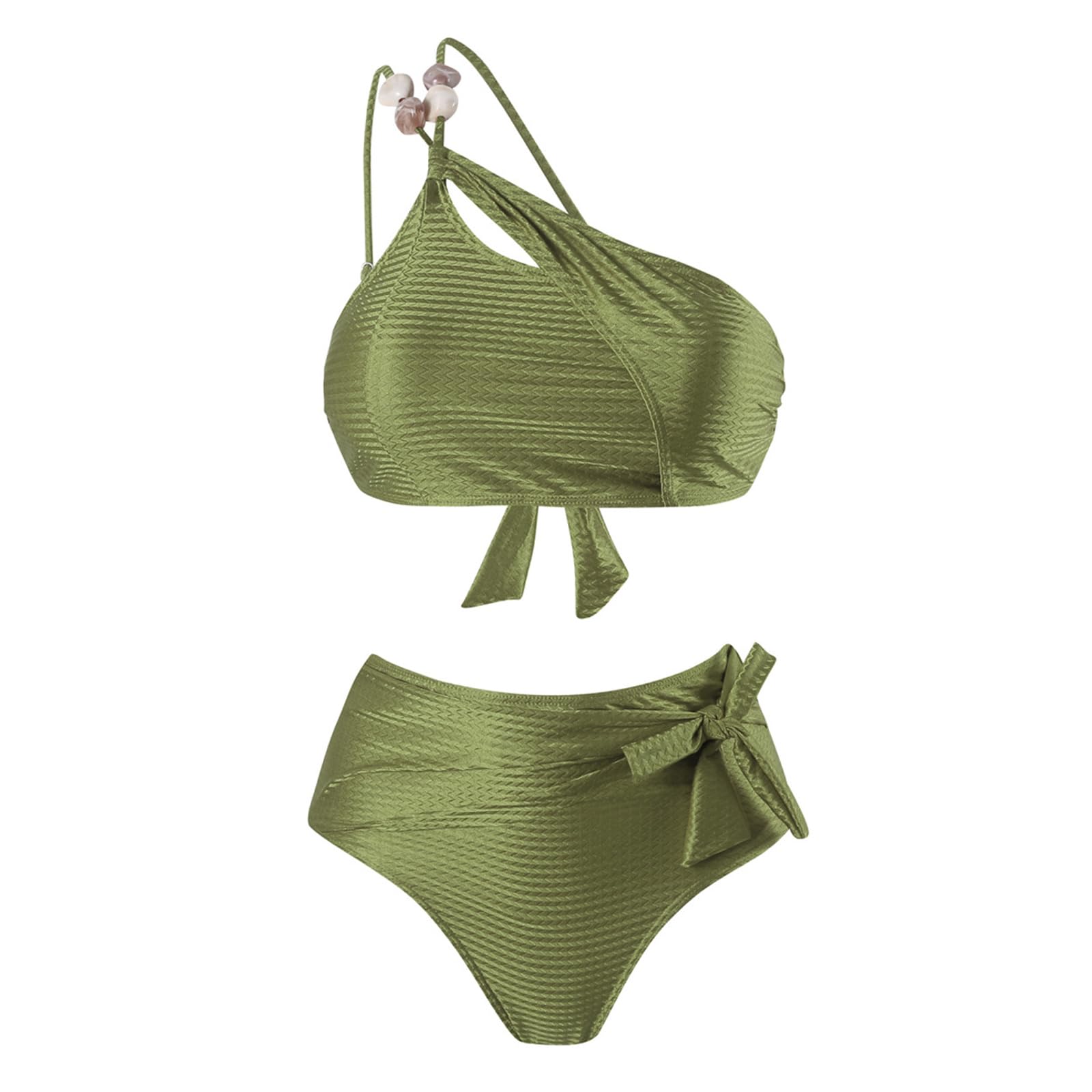 Rachymack Medium / Green Swimwear Bathing Suit with Cover Up Set