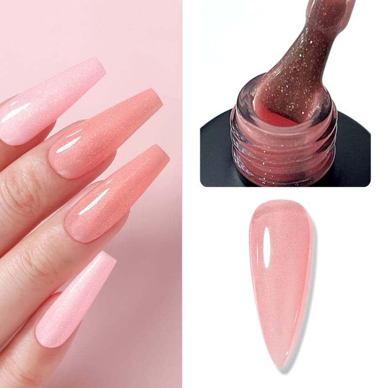 Rachymack Milky Pink Rubber Base Gel