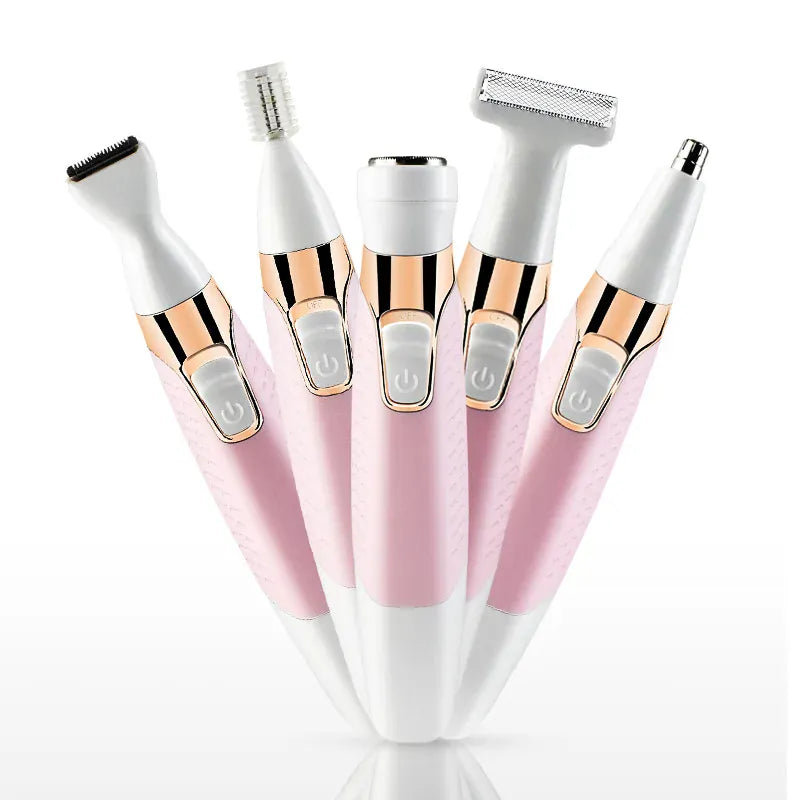 Rachymack Pink 5-in-1 Women’s Painless Hair Trimmer